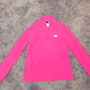 The North Face Hot Pink Fleece Pullover M